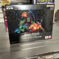 ONE PIECE Wings Of The Captain BOOSTER BOX ENGLISH OP-06 FACTORY SEALED - Image 1
