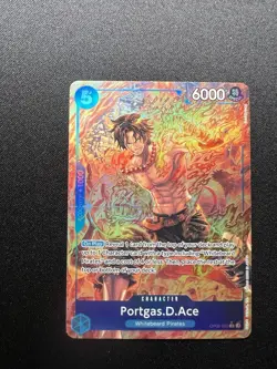 Portgas D Ace OP08-052 Parallel Two-Legends One Piece Card NM English Edition - Image 1