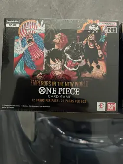 One Piece Card Game OP09 Emperors in the New World Booster Box English SEALED - Image 1
