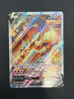 Pokemon Cards Flareon V SWSH179 SWSH Black Star Promo NM - Image 1