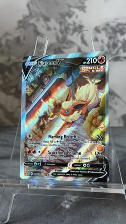 Pokemon Card - Flareon V SWSH179 Alt Full Art Holo Black Star Promo - M/NM - Image 3