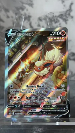 Pokemon Card - Flareon V SWSH179 Alt Full Art Holo Black Star Promo - M/NM - Image 4