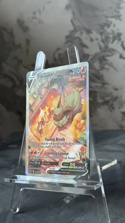 Pokemon Card - Flareon V SWSH179 Alt Full Art Holo Black Star Promo - M/NM - Image 5