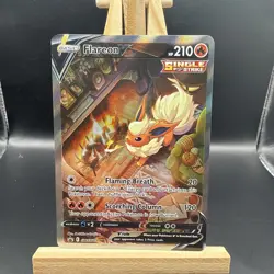 Pokemon Card - Flareon V SWSH179 Alt Full Art Holo Black Star Promo - M/NM - Image 1