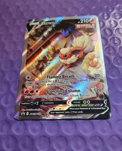 Flareon V SWSH179 - Alternate Art Black Star Promo - Pokemon Card - NM ENG - Image 2