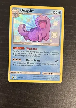 Quagsire SV10/SV94 Hidden Fates: Shiny Vault - Holo Rare - Pokemon TCG 2019 NM - Image 1