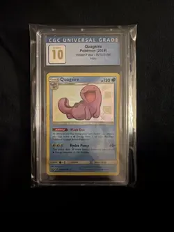 Pokemon TCG Holo Ultra Rare Quagsire Sv10/Sv94 Hidden Fates - Image 1