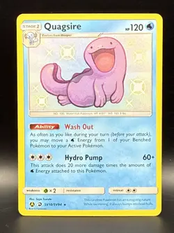 Quagsire - SV10/SV94 - Hidden Fates: Shiny Vault - Holo Rare - Pokemon TCG 2019 - Image 1