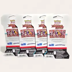 Pokemon TCG 4x Destined Rivals Sleeved Booster Pack Card Lot Bundle SV10 Sealed - Image 2