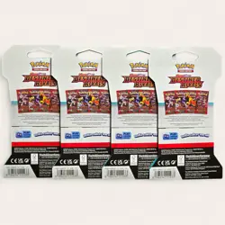 Pokemon TCG 4x Destined Rivals Sleeved Booster Pack Card Lot Bundle SV10 Sealed - Image 2