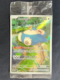 SEALED Snorlax SVP 051 Scarlet & Violet 151 ETB Black Star Promo Pokemon TCG NM - Image 1