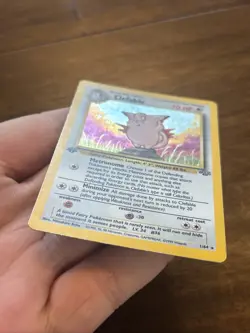 Pokemon TCG Clefable 1st Edition Holo Rare Jungle 01/64 HP 70 English Card WOTC - Image 4