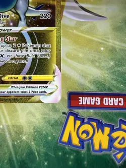 Pokemon TCG SWSH Silver Tempest Lugia VSTAR Card 211/195 Gold Secret Rare - Image 2