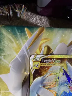 Pokemon TCG SWSH Silver Tempest Lugia VSTAR Card 211/195 Gold Secret Rare - Image 4