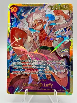 SEC Monkey.D.Luffy OP05-119 Secret Rare One Piece Card Pen Symbol - Image 1