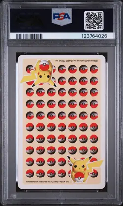 1998 POKEMON STADIUM YELLOW VERSION PLAYING CARDS SURFING PIKACHU PSA 8 - Image 2