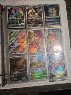 Pokemon Card Lot Binder V/VMAX Ex Gx IR Hits 180 Cards NM Full Art Graded - Image 3