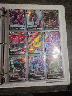 Pokemon Card Lot Binder V/VMAX Ex Gx IR Hits 180 Cards NM Full Art Graded - Image 5