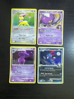 Pokemon Vintage Holo (4) Card Lot Platinum, Diamond & Pearl, Supreme Victors Lot - Image 2