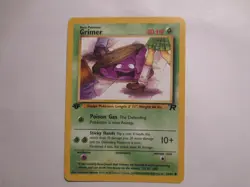 GRIMER # 57/82 FIRST EDITION NON HOLO POKEMON CARD - Image 1