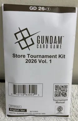 Gundam Card Game Store Tournament Kit 2026 Vol. 1 English Sealed - Image 1