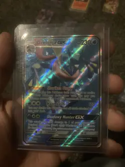 POKEMON Greninja GX (Full Art) 120/131 SM Forbidden Light ULTRA RARE CARD LP+ !! - Image 1