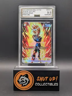 Majin Vegeta SR Alt Art FB03-089 Dragon Ball Fusion World Card Japanese AGS 9.5 - Image 1