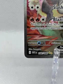 Reshiram ex (166/086) Sv: White Flare Special Illustration Rare Holo Pokemon TCG - Image 5
