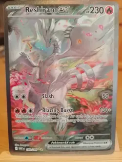 Reshiram EX 166/086 Pokemon TCG SV: White Flare Special Illustration Rare - Image 1