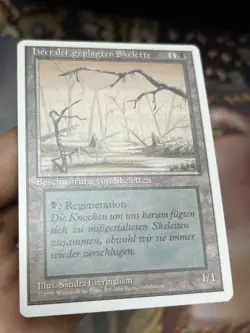 German Misprint Drudge Skeletons Swamp With Regenerate • NM/Unplayed • Mtg 2024 - Image 2