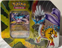 2024 Pokemon TCG Paradox Destinies Tin Raging Bolt Factory Sealed - Image 1
