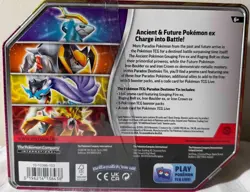 2024 Pokemon TCG Paradox Destinies Tin Raging Bolt Factory Sealed - Image 2