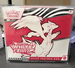 Factory Sealed White Flare ETB + Protective Case - Pokemon Elite Trainer Box - Image 1