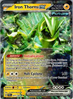 Iron Thorns ex 077/167 SV06: Twilight Masquerade Pokemon TCG NM - Image 1