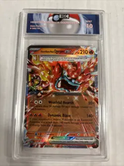 2024 Pokemon Hearthflame Mask Ogerpon Ex #40 HGC 10 (sb3) - Image 1