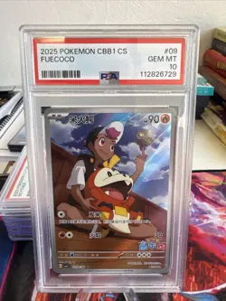 Fuecoco CBB1 Gem Pack Vol 1 Pokemon PSA 10 Gem Mint 2025 - Image 2
