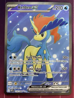 Pokemon: Keldeo ex Full Art 159/086 (Near Mint) Ships Fast and Safe! - Image 1