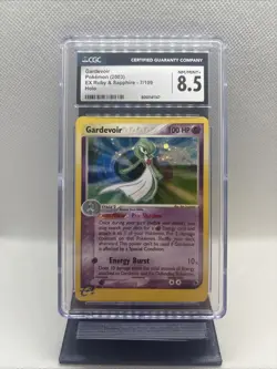 2003 Pokemon EX Ruby & Sapphire #7 Gardevoir Holo Rare CGC 8.5 NM/MINT+ - Image 1