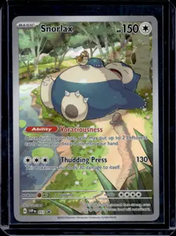 2023-25 Pokemon SV Black Star Promos SVP EN Snorlax #051 - Image 1