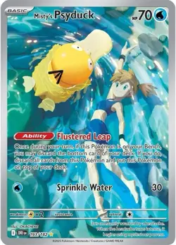 Pokemon 2025 Destined Rivals English 193/182 Misty's Psyduck Gem MT PSA 10 IR - Image 1
