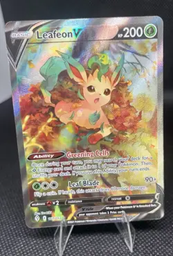 Leafeon V 167/203 - Alt art Evolving Skies Pokemon TCG 2021 - Mint Condition NM - Image 3