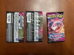 Pokemon TCG: Sword & Shield- (3)Fusion strike Booster Packs- NEW/FACTORY SEALED - Image 3