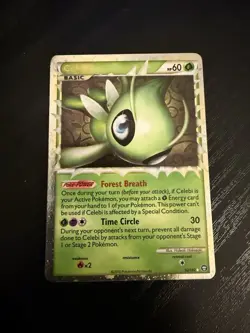 Triumphant Holo Celebi Prime 92/102 HGSS 2010 Pokemon TCG - LP - Image 2