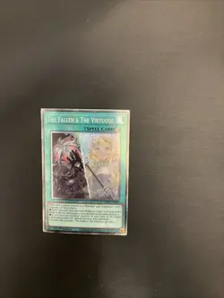 Yugioh 1X NM/LP The Fallen & The Virtuous CH01-EN019 Starlight Rare 1st Edition - Image 1