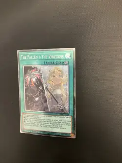 Yugioh 1X NM/LP The Fallen & The Virtuous CH01-EN019 Starlight Rare 1st Edition - Image 2