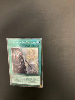 Yugioh 1X NM/LP The Fallen & The Virtuous CH01-EN019 Starlight Rare 1st Edition - Image 3