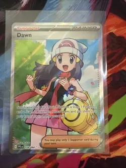 Dawn 118/094 Ultra Rare Full Art NM Pokemon Card PFL Phantasmal Flames - Image 1