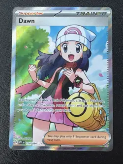 Dawn 118/094 Ultra Rare Full Art NM Pokemon Card PFL Phantasmal Flames - Image 1