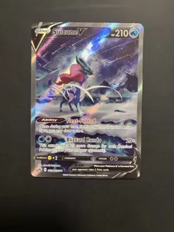 Suicune V GG38/GG70 Pokemon TCG Crown Zenith Ultra Rare Full Art NM - Image 1