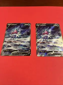 Pokemon TCG Suicune v GG38/GG70 Crown Zenith Ultra Rare Holo Card NM Condition - Image 2